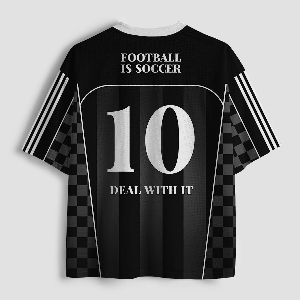 Football Is Soccer Geek Mesh Jersey