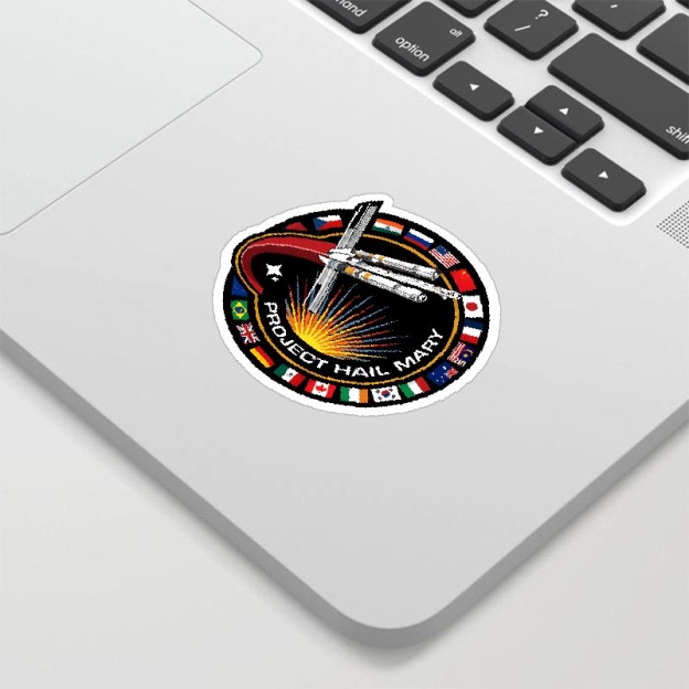 Astro Mission Badge Geek Sticker