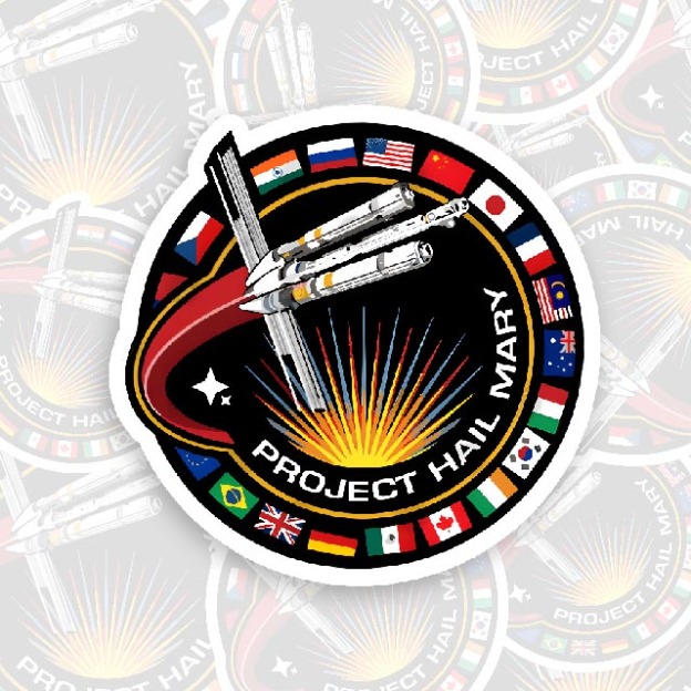 Astro Mission Badge Geek Sticker