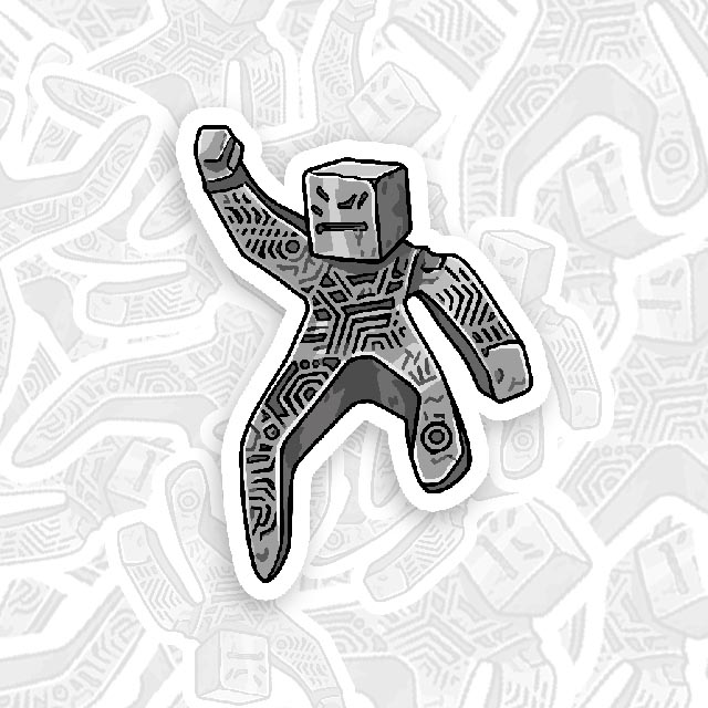 Metal People Project Hail Mary Geek Sticker