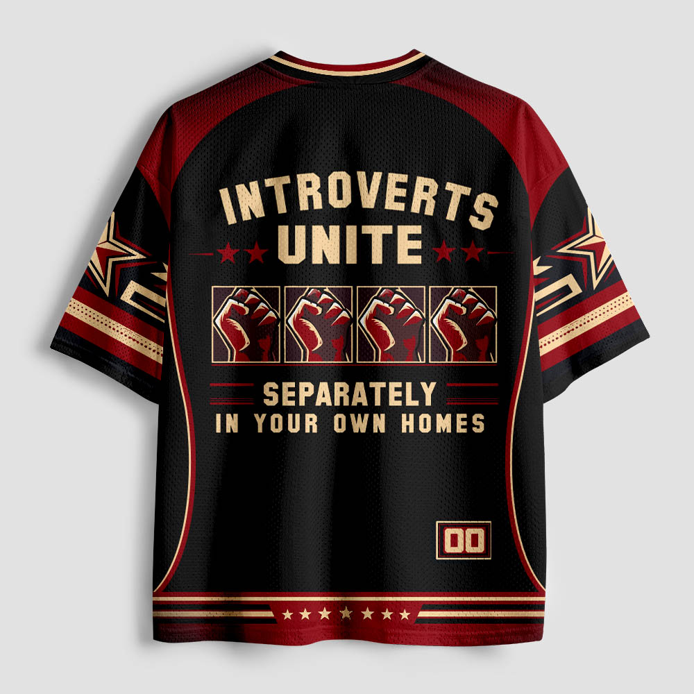 Introverts Unite Geek Mesh Jersey