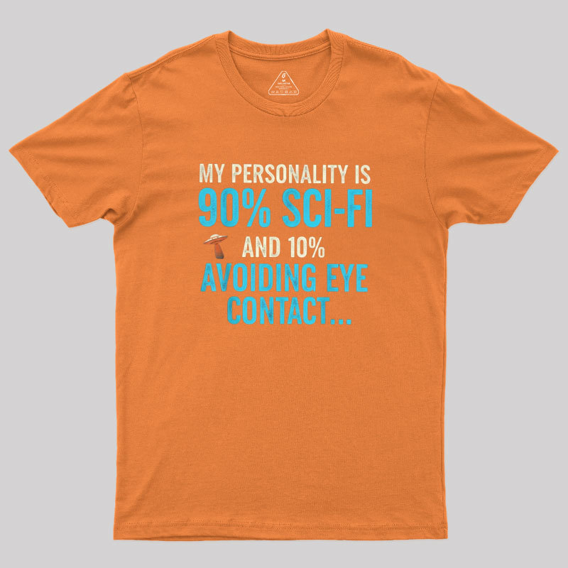 90% Sci-fi 10% Awkward Geek T-Shirt