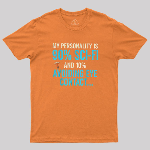 90% Sci-fi 10% Awkward Geek T-Shirt