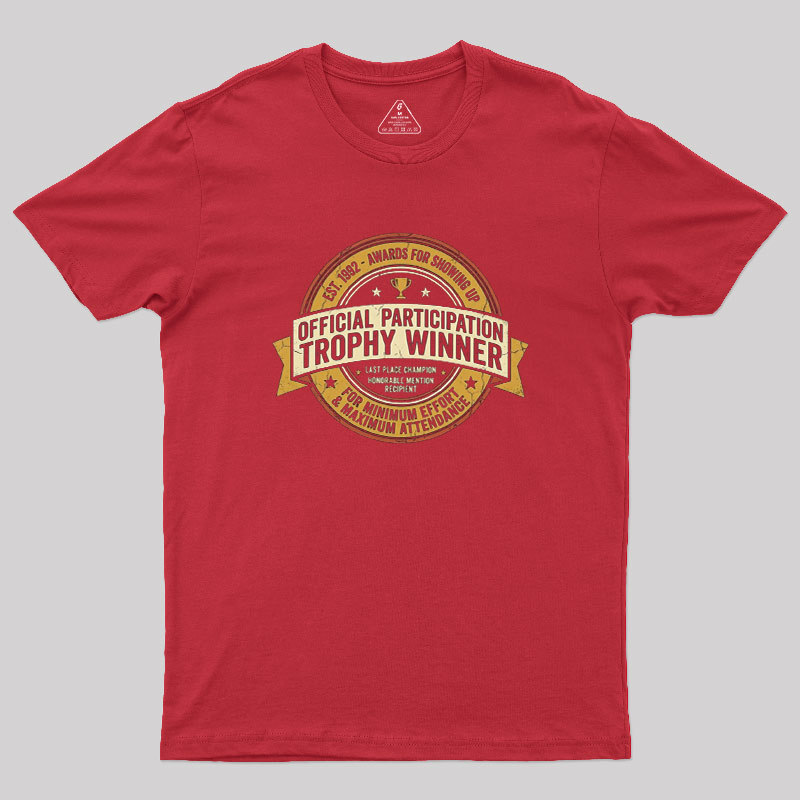 Participation Award Club Geek T-Shirt