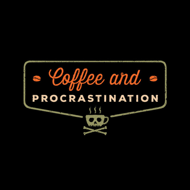 Coffee & Procrastination Geek T-Shirt