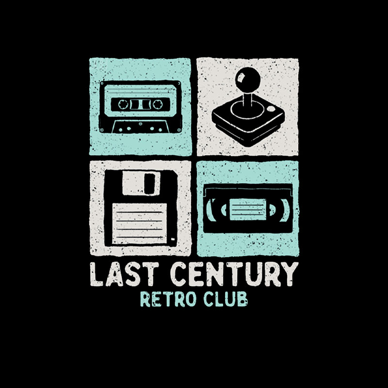 Last Century Retro Club Geek T-Shirt