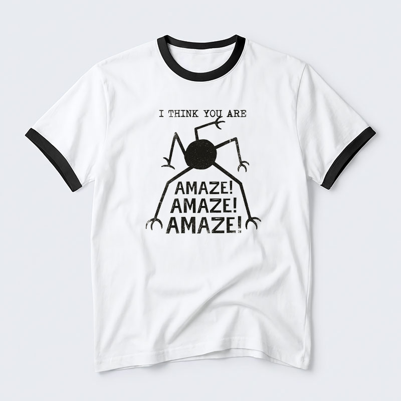 Amaze Amaze Geek Retro Ringer T-Shirt