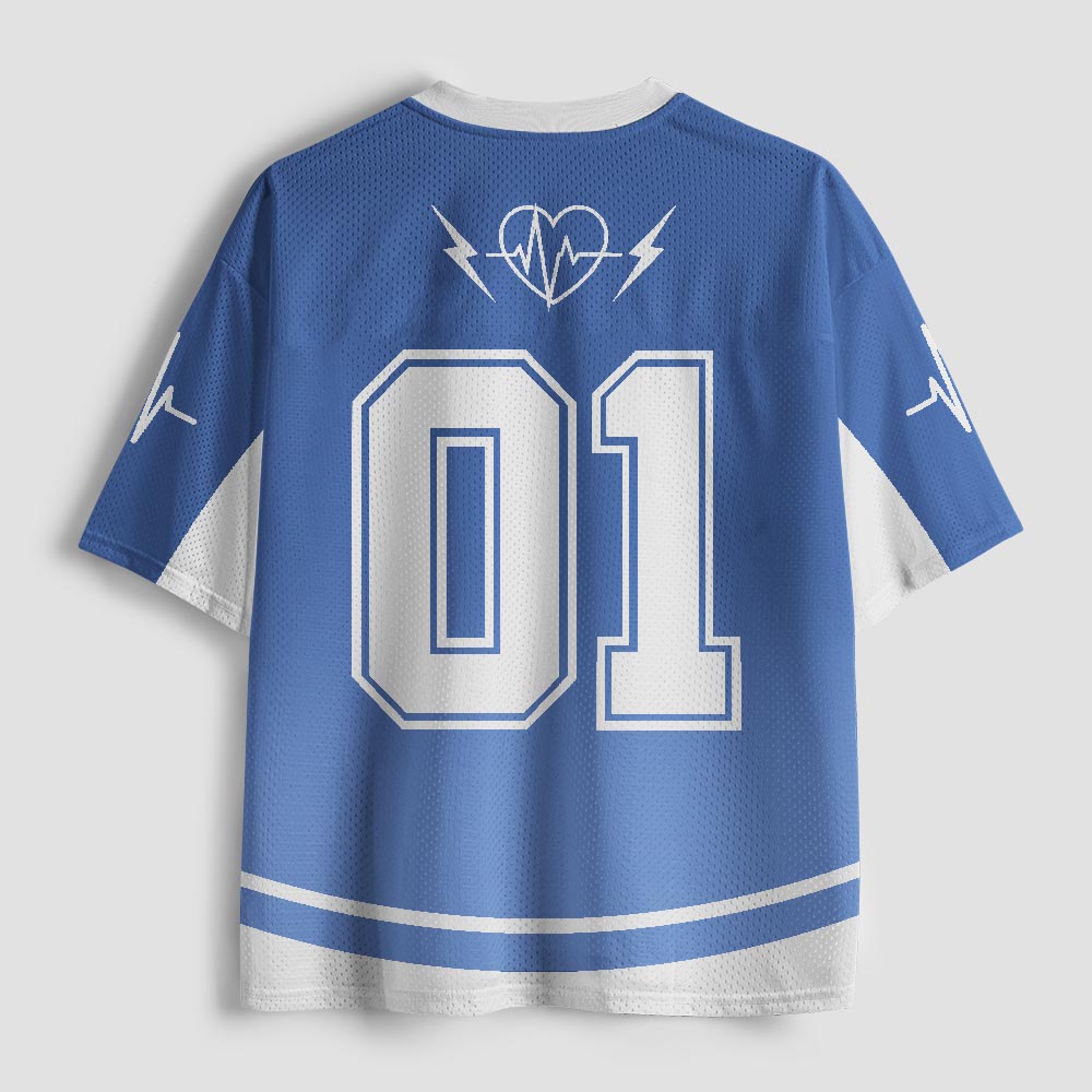 Undiagnosed But Something Aint Right Geek Mesh Jersey