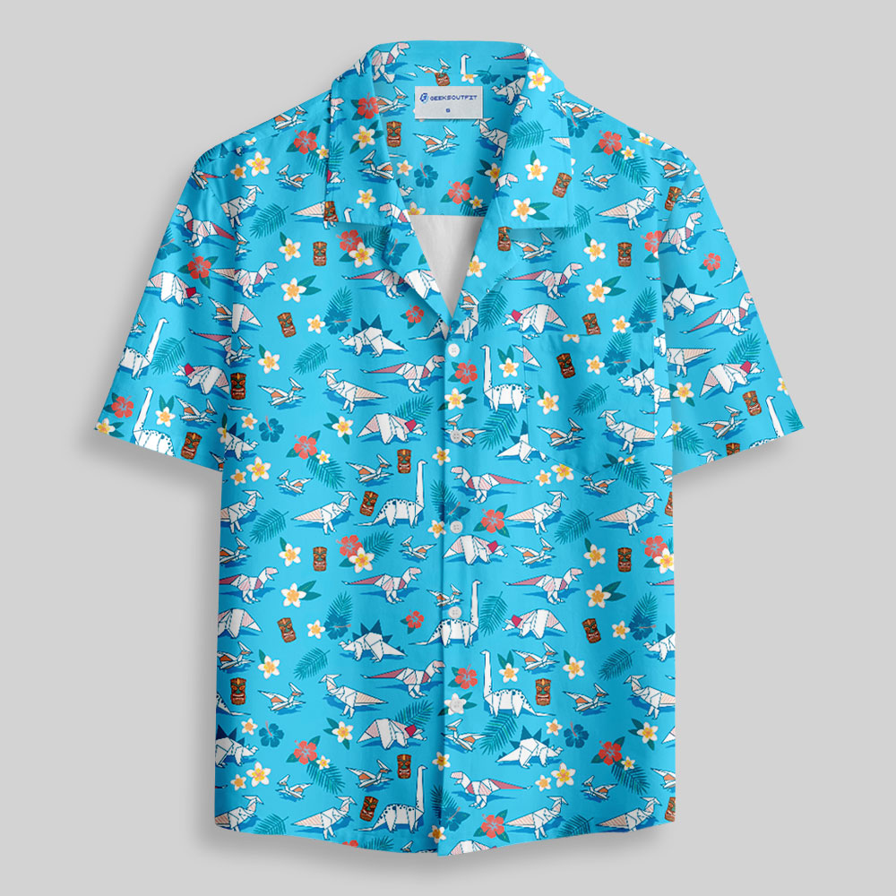 Paper Holiday Button Up Pocket Shirt