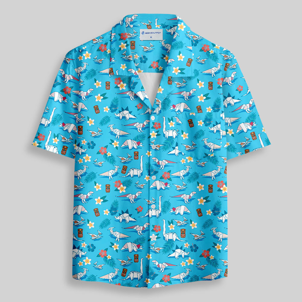 Paper Holiday Button Up Pocket Shirt