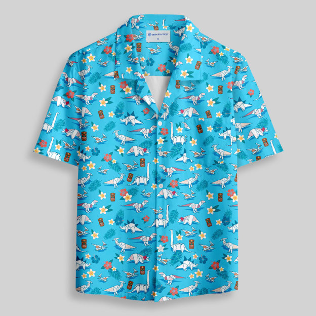 Paper Holiday Button Up Pocket Shirt