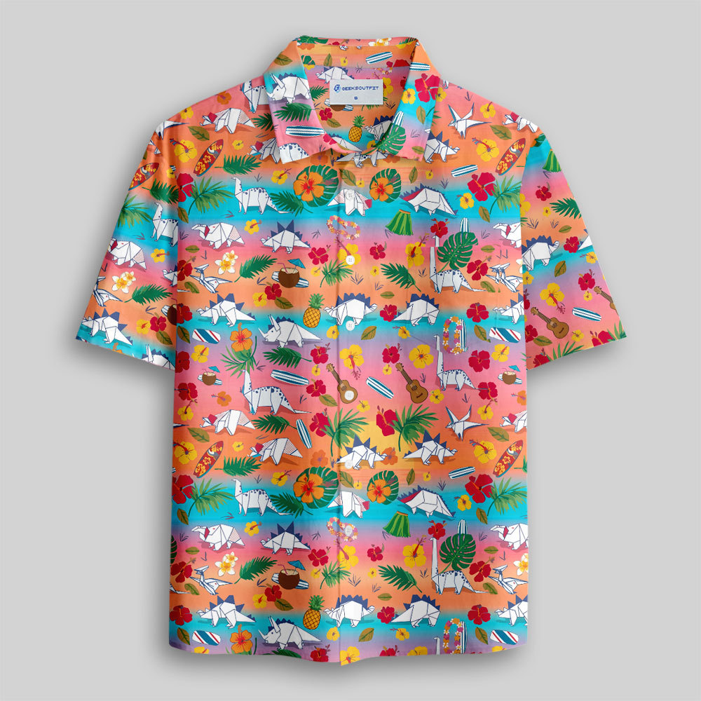 Paper Holiday Button Up Pocket Shirt