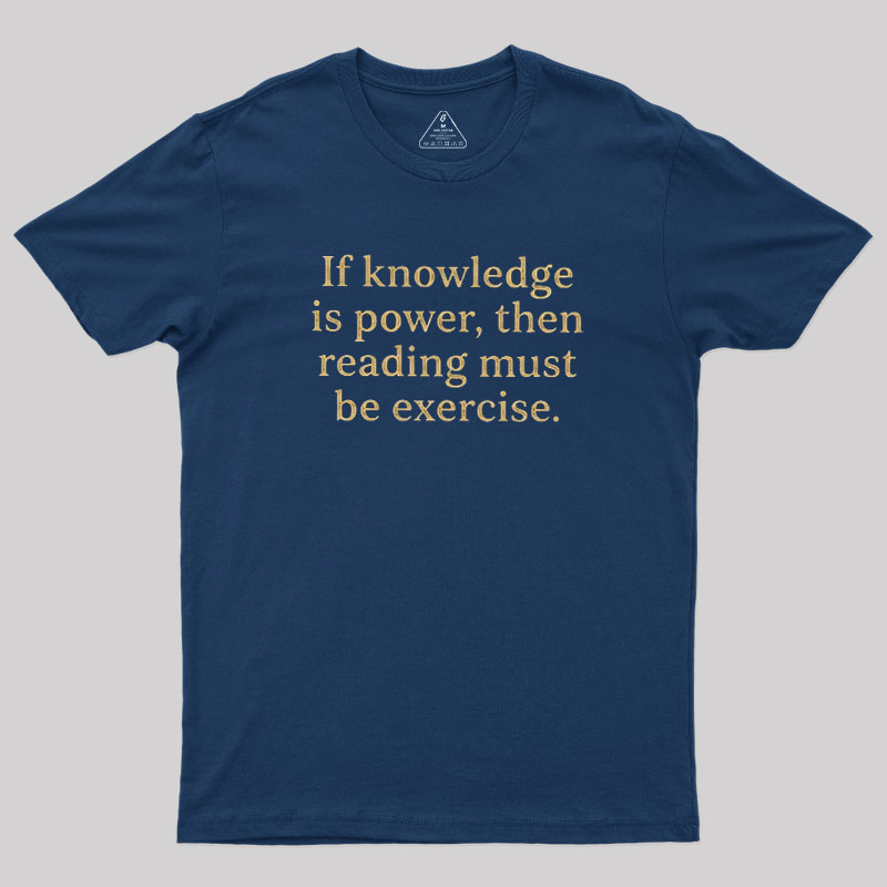 Reading is Exercise Geek T-Shirt