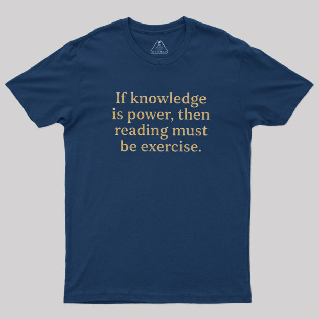 Reading is Exercise Geek T-Shirt