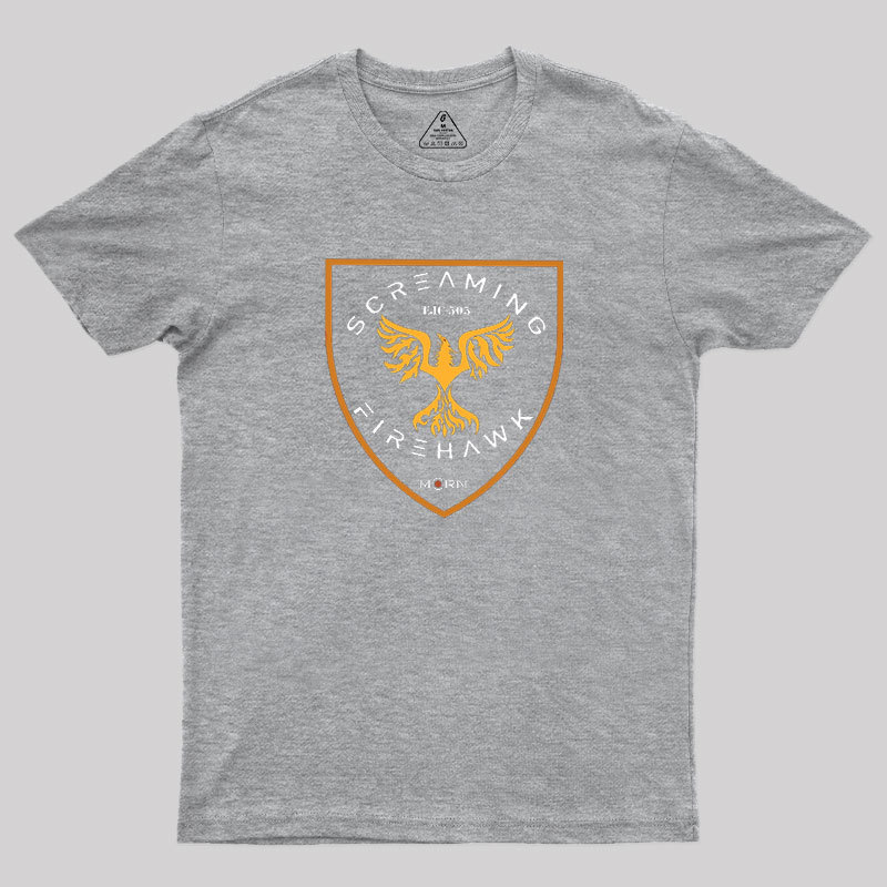 Screaming Firehawk Geek T-Shirt