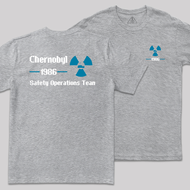 1986 Chernobyl Front and Back Printed T-Shirt