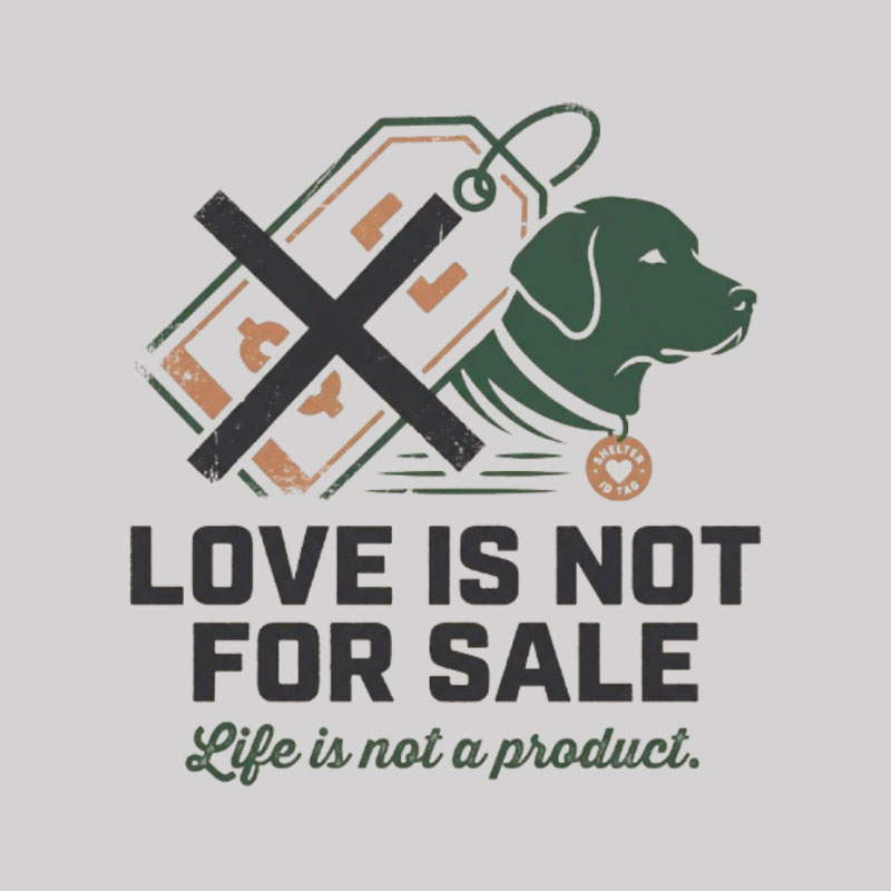 Love Is Not For Sale Geek T-Shirt