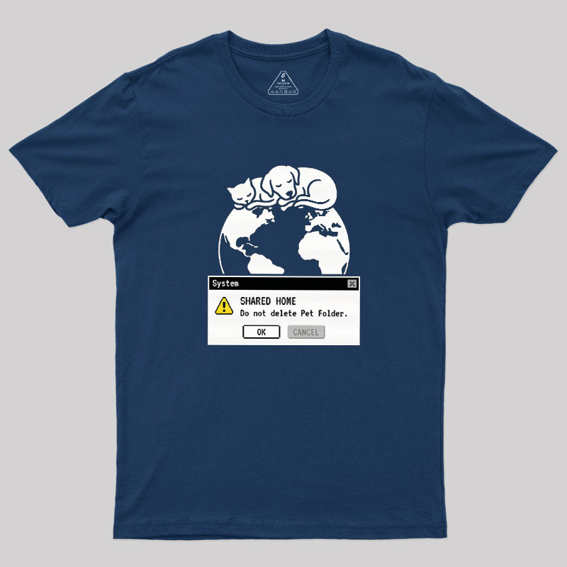 Do Not Delete Pet Floder Geek T-Shirt