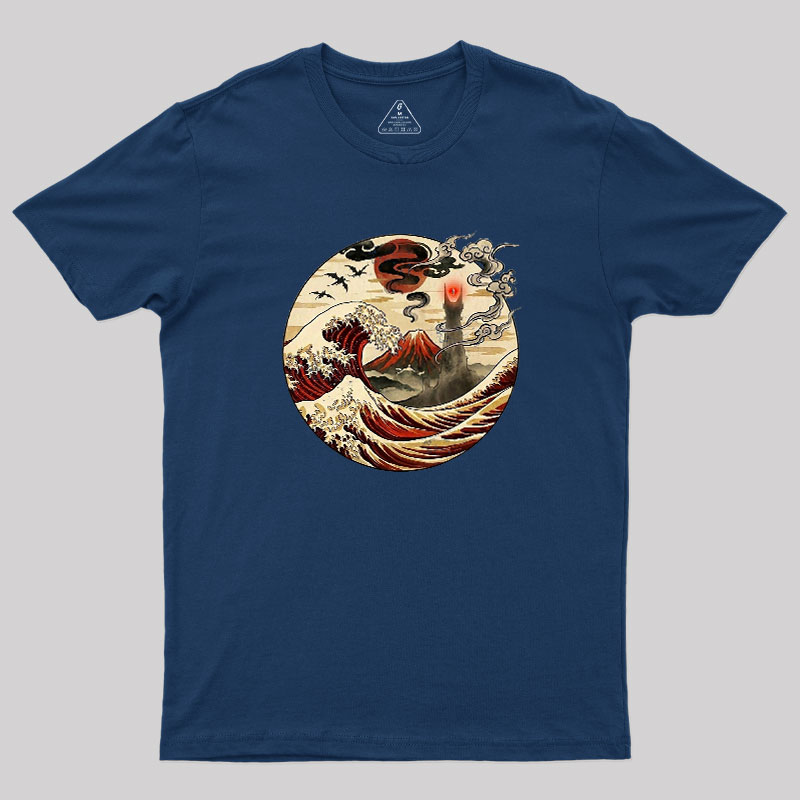 The Great Wave Of Ring Geek T-Shirt