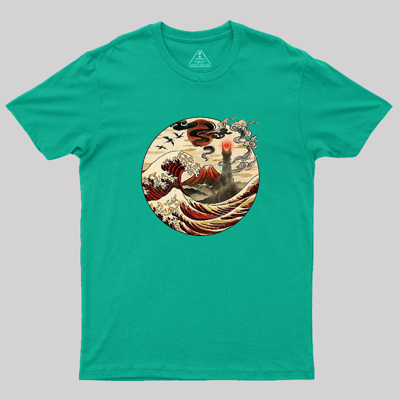 The Great Wave Of Ring Geek T-Shirt