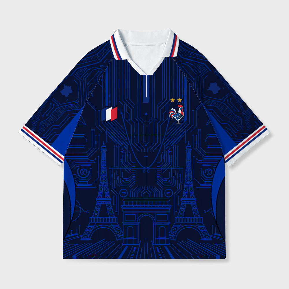 Digital Les Bleus Geek Football Jersey