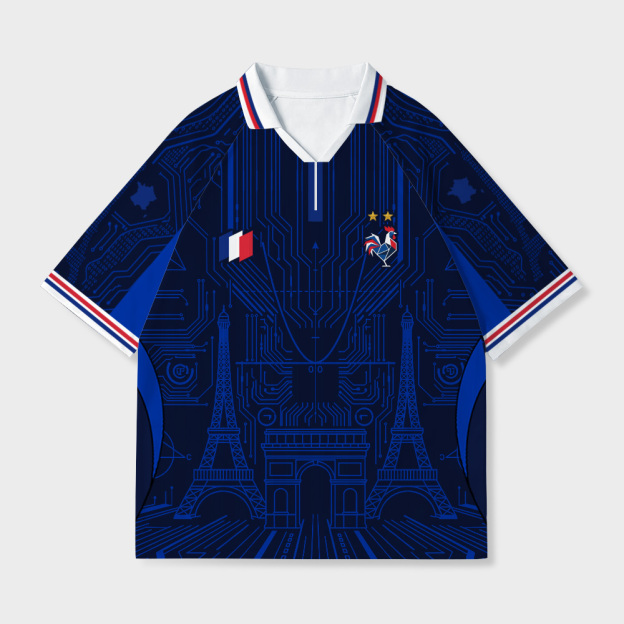 Digital Les Bleus Geek Football Jersey