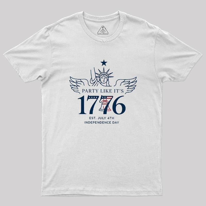 Party Like It's 1776 Geek T-Shirt