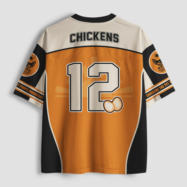 Breakfast Chicken Geek Mesh Jersey