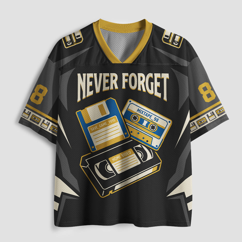 Never Forget Geek Mesh Jersey