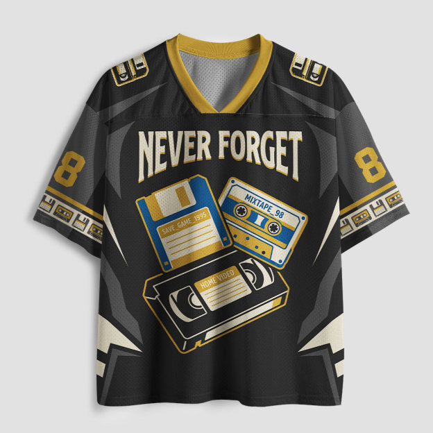 Never Forget Geek Mesh Jersey