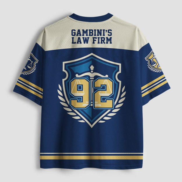 Gambini's Law Firm Geek Mesh Jersey