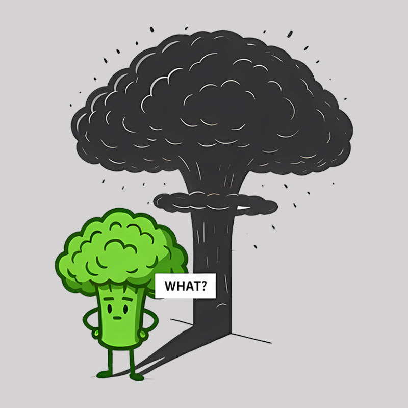 Broccoli Boom Geek T-Shirt