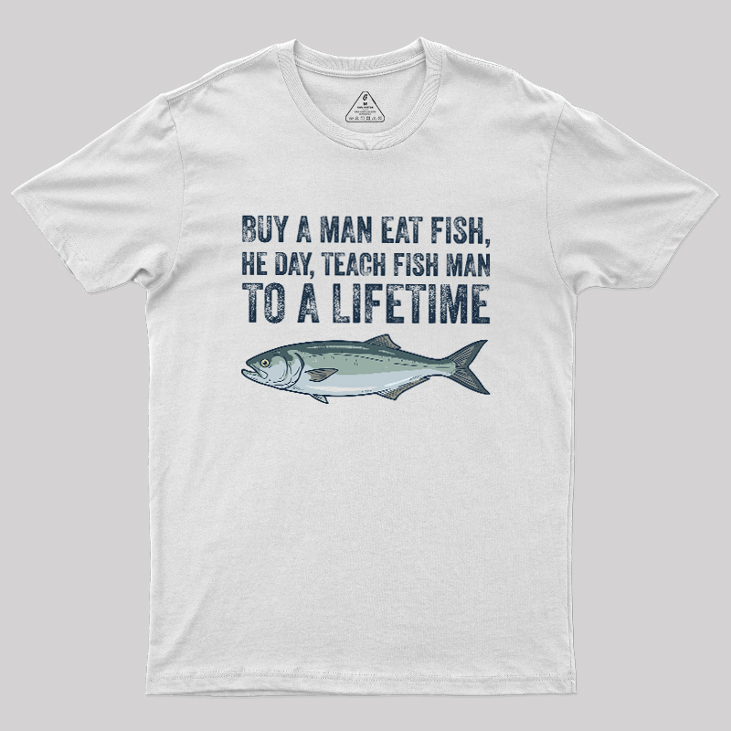 Fish Man Philosophy Geek T-Shirt