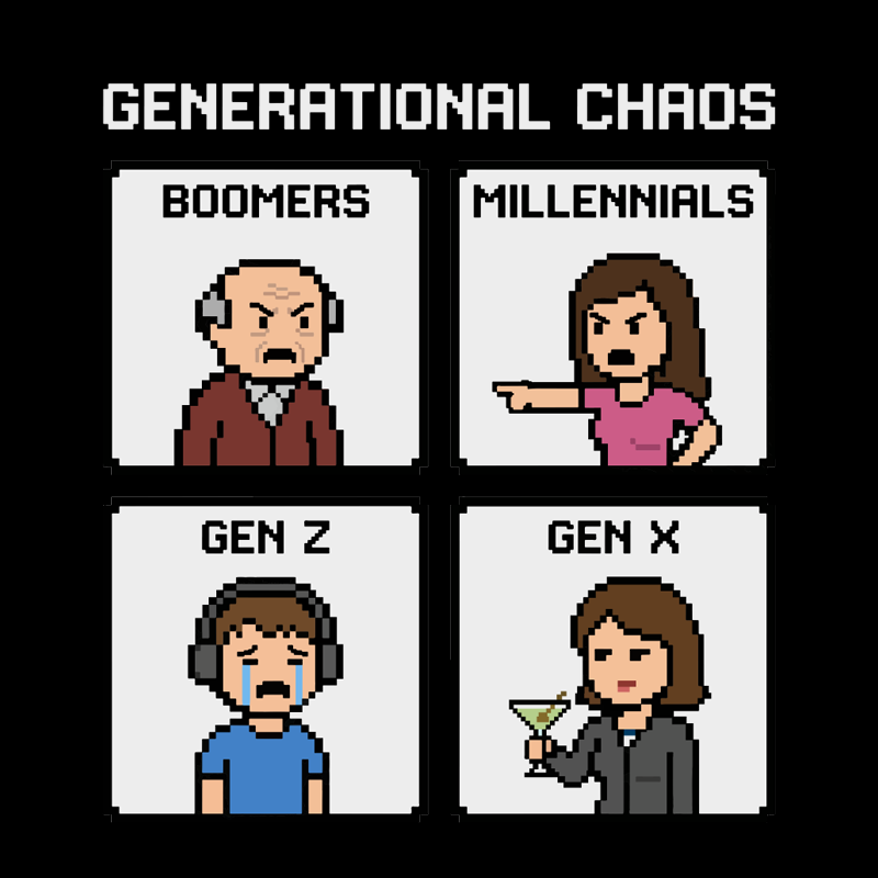 Generational Chaos Geek T-Shirt