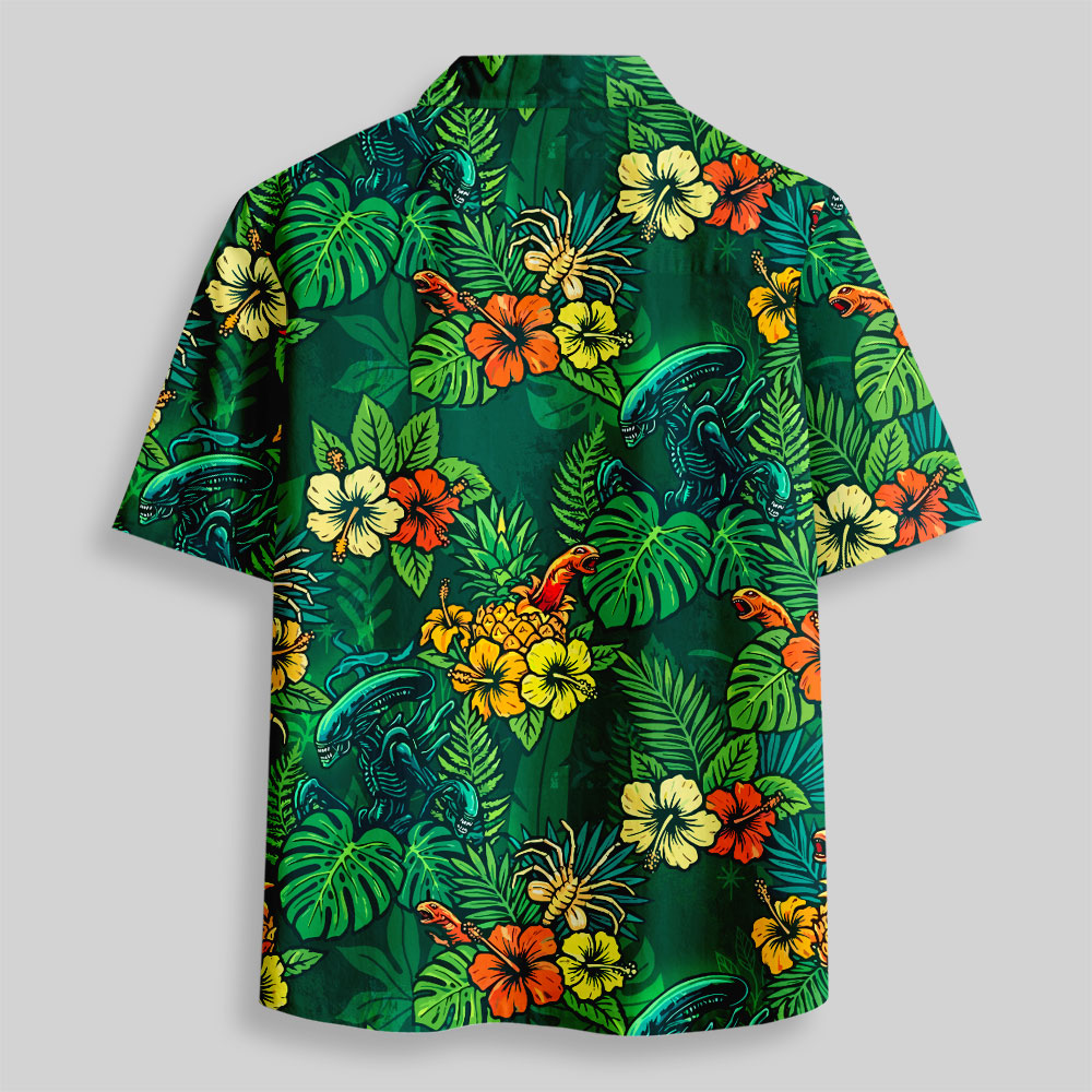 Alien Button Up Pocket Shirt