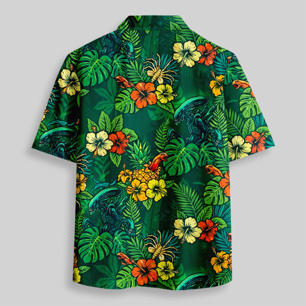 Alien Button Up Pocket Shirt