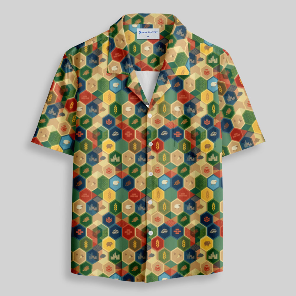 Catan Button Up Pocket Shirt