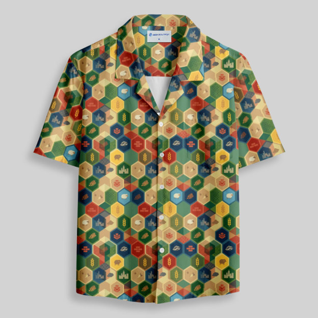 Catan Button Up Pocket Shirt