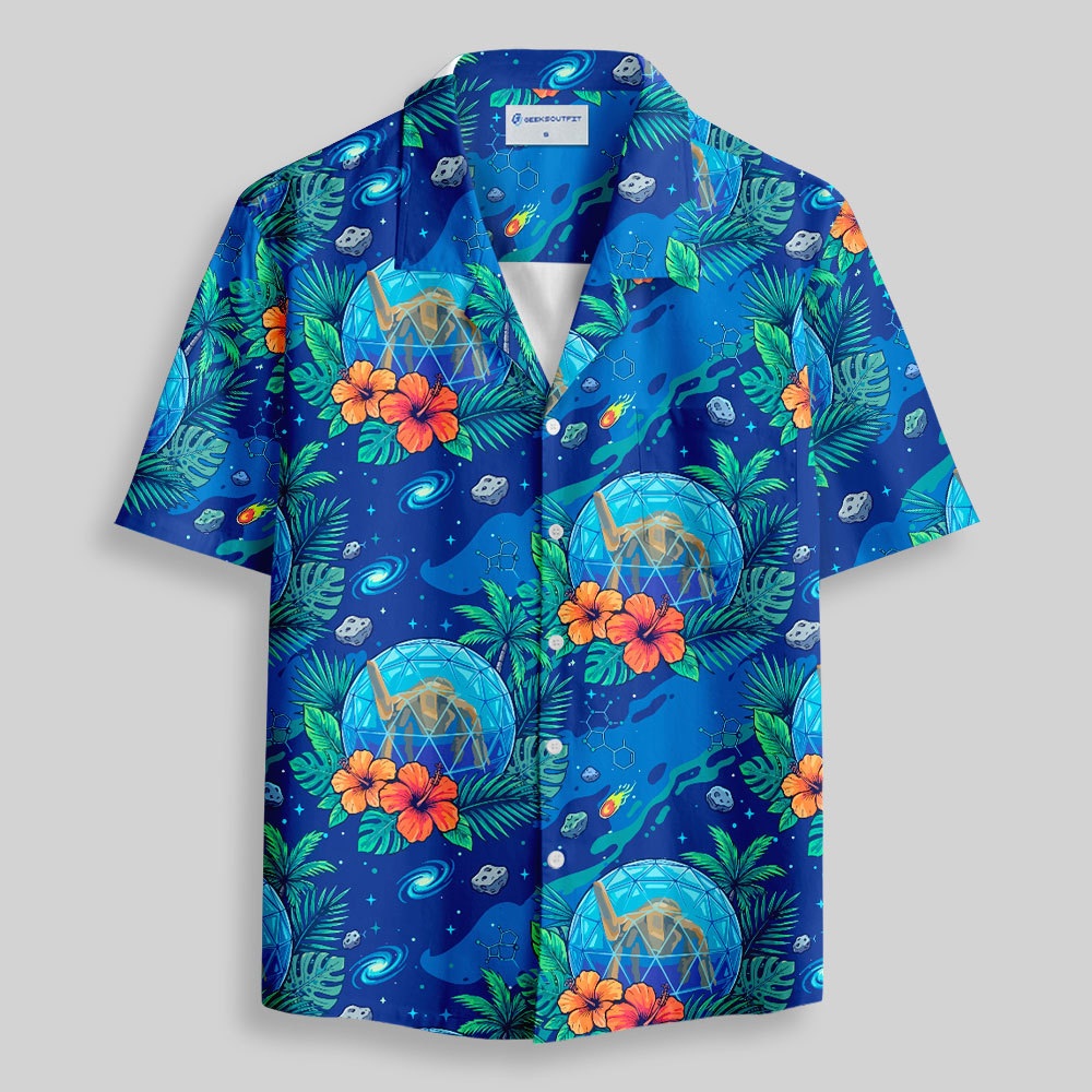The Dome Project Sci-Fi Exploration Button Up Pocket Shirt