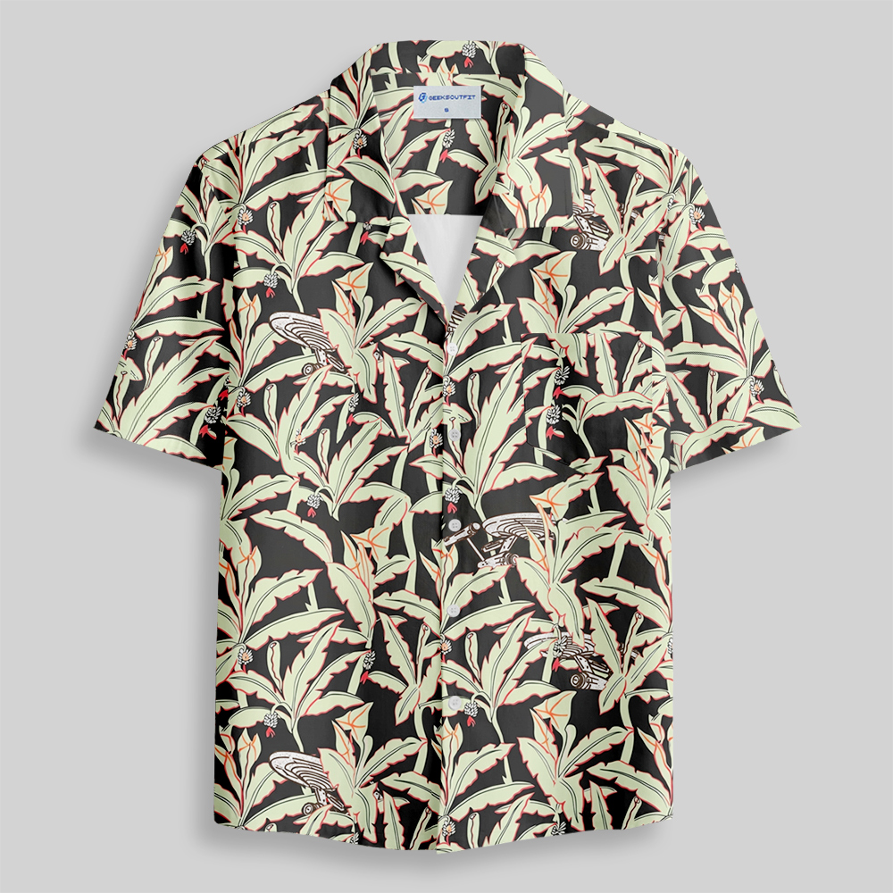Tropical Voyager Button Up Pocket Shirt