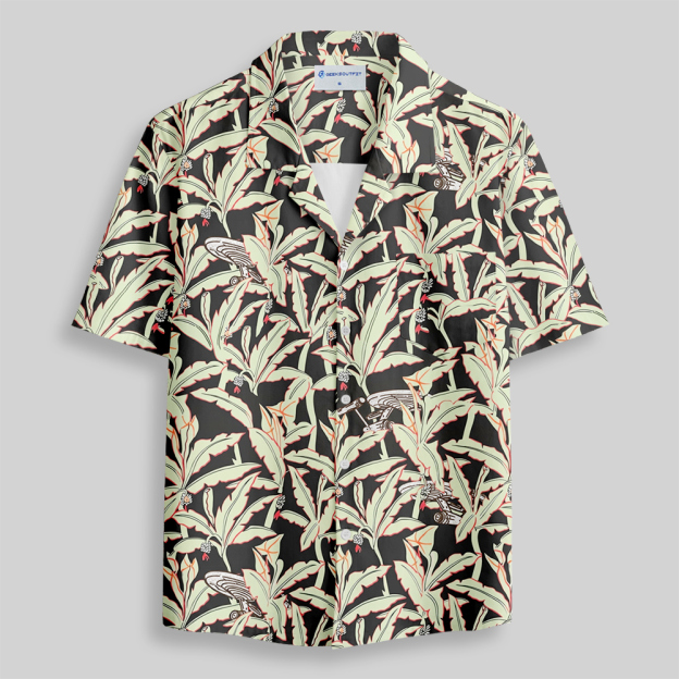 Tropical Voyager Button Up Pocket Shirt