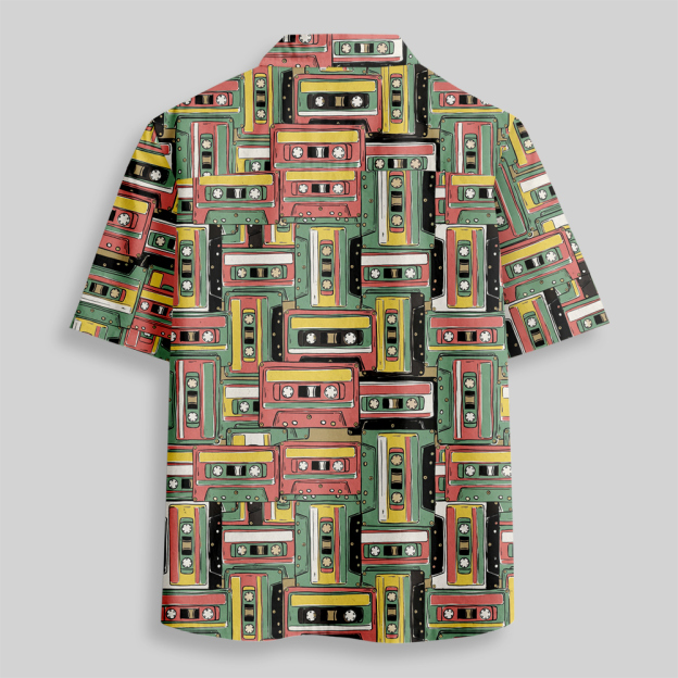 Retro Mix Button Up Pocket Shirt