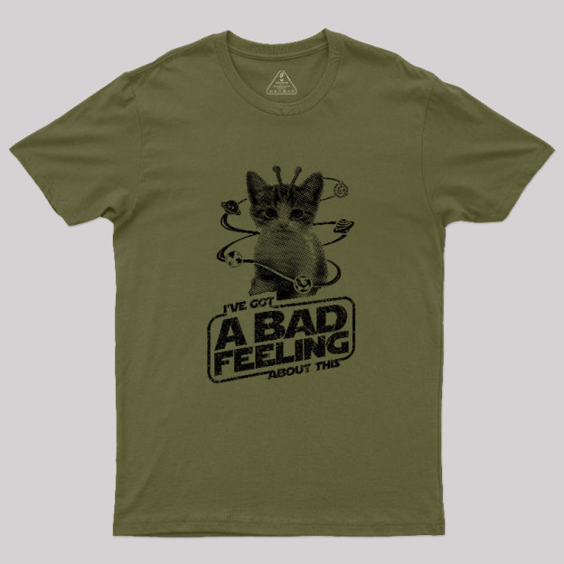 Space Fight Cat Geek T-Shirt