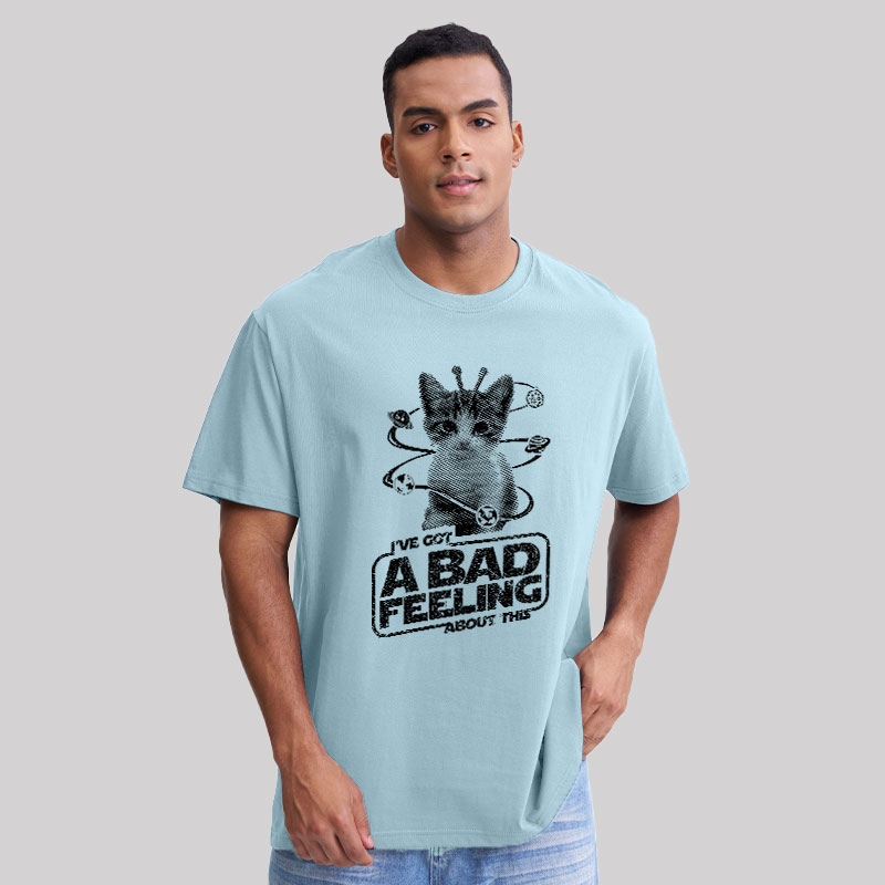 Space Fight Cat Geek T-Shirt