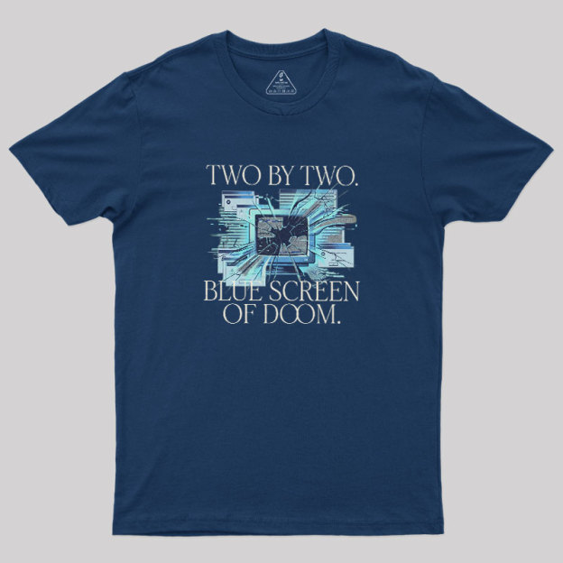 Blue Screen Ark Geek T-Shirt