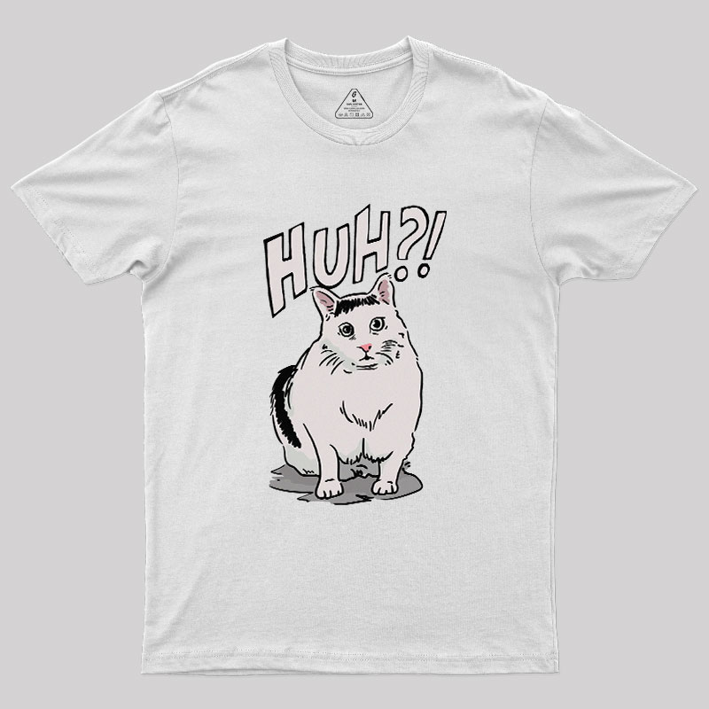 Huh Cat Geek T-Shirt