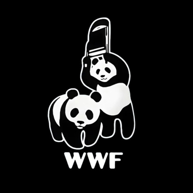 WWF Parody Pandas Geek T-Shirt