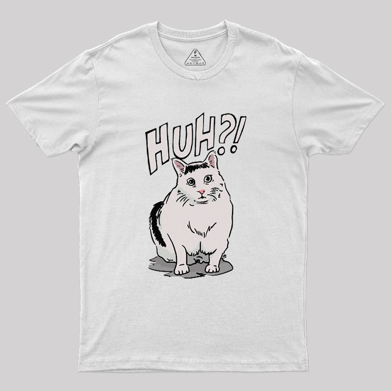 Huh Cat Geek T-Shirt