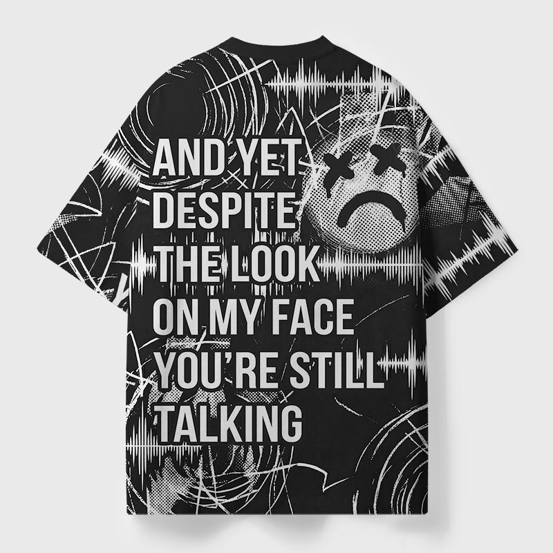 And Yet Geek Eco Oversized Graphic Tees