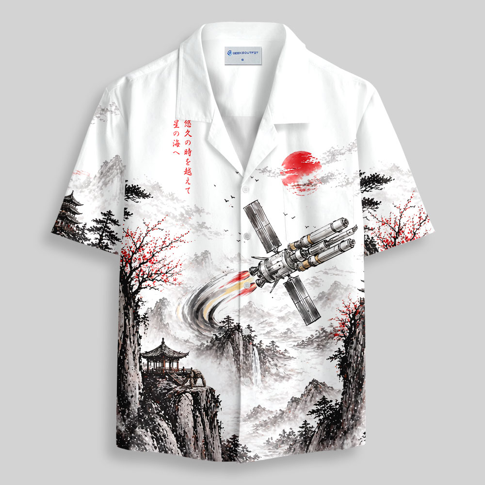 Ink Space Rescue Button Up Pocket Shirt